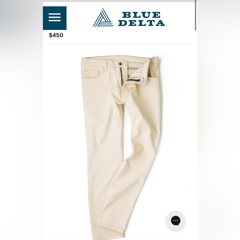 Blue Delta custom jeans.